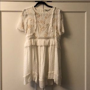 Anthropologie Ranna Gill Basilia Embroidered Tunic